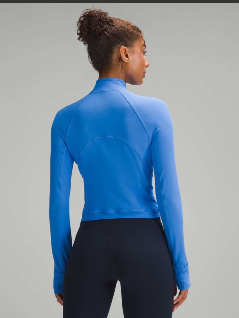 Lululemon Its Rulu Run Cropped Half Zip